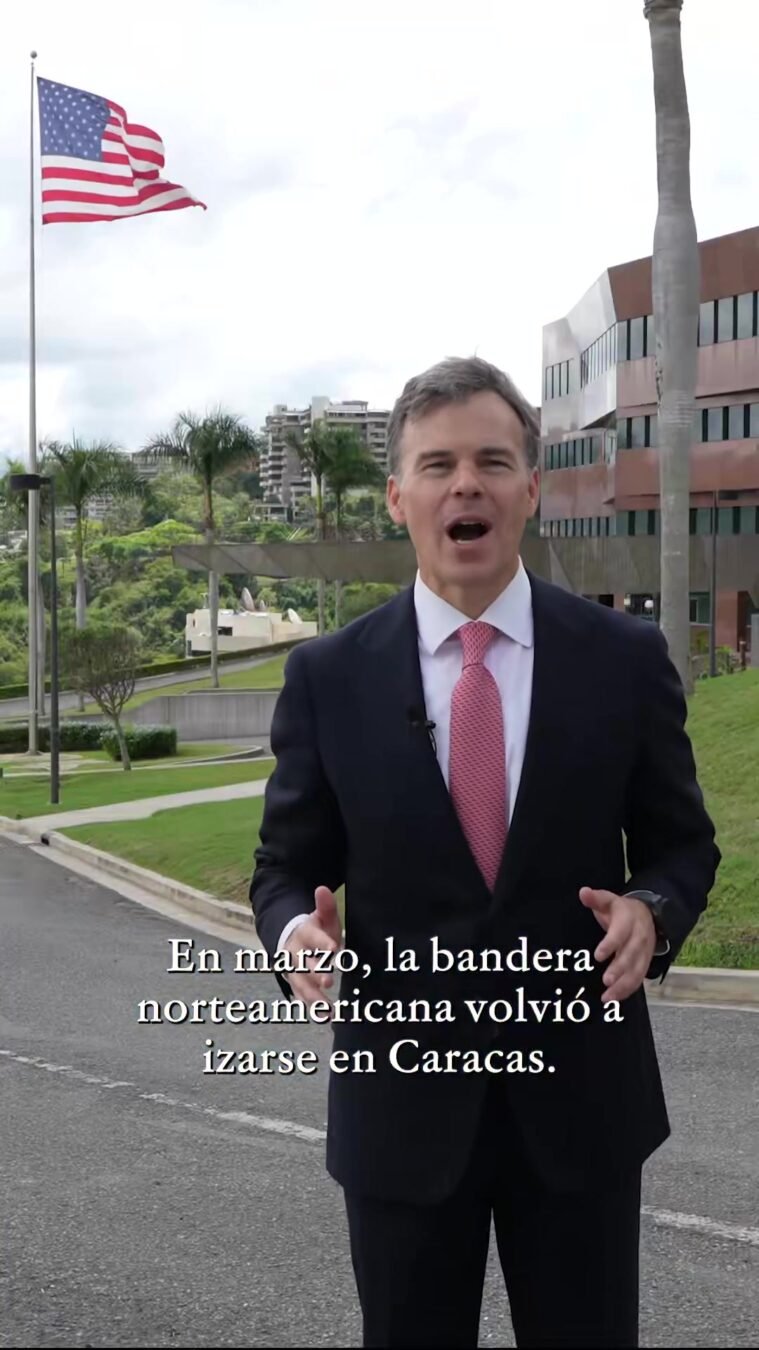 EE.UU. CONFIRMA QUE TODO EL PERSONAL DE SU EMBAJADA YA TRABAJA DESDE CARACAS Y FIJA COMO META ELECCIONES LIBRES EN VENEZUELA